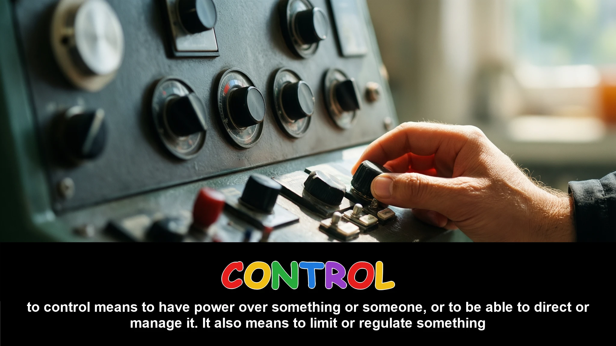 English Illustration for control
